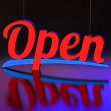 Κρεμαστή επιγραφή "OPEN"